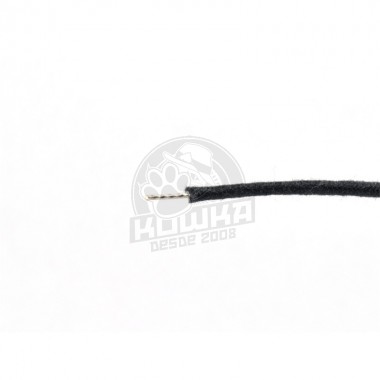 Cable para circuitos AWG22 Textil Vintage Negro